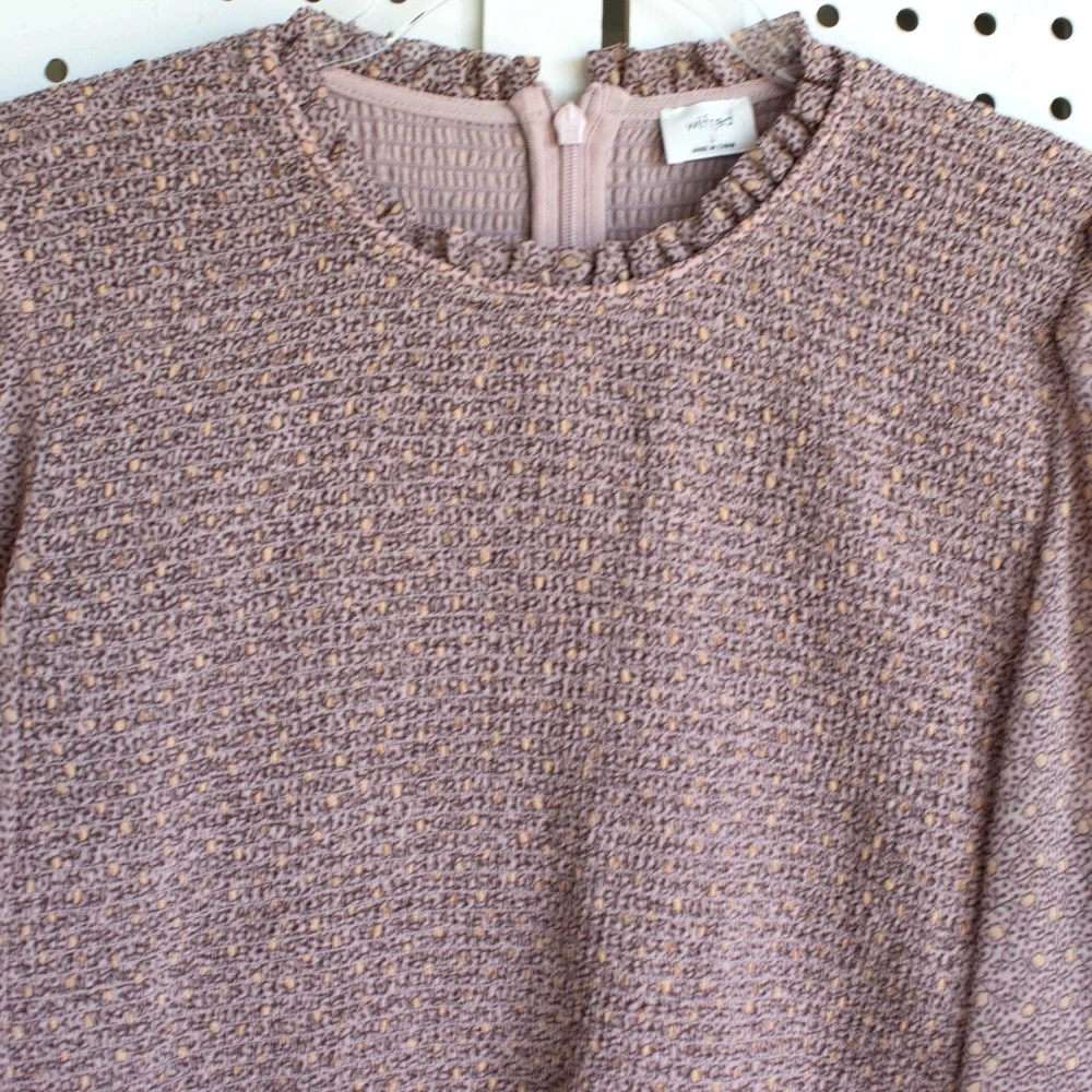 Wilfred Womens SIZE L Aritzia Tempest Long Sleeve Smocked Top